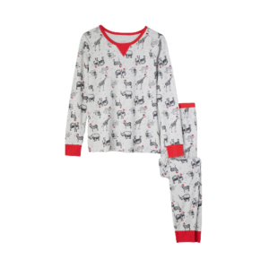 Holiday Safari Animal Print MatchingPajamas