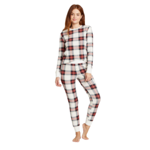 Target Womens Plaid Thermal Pajama set