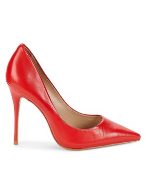 Red Leather Pump
